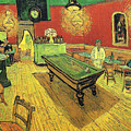 Van Gogh Night Cafe With Billards Pool Table